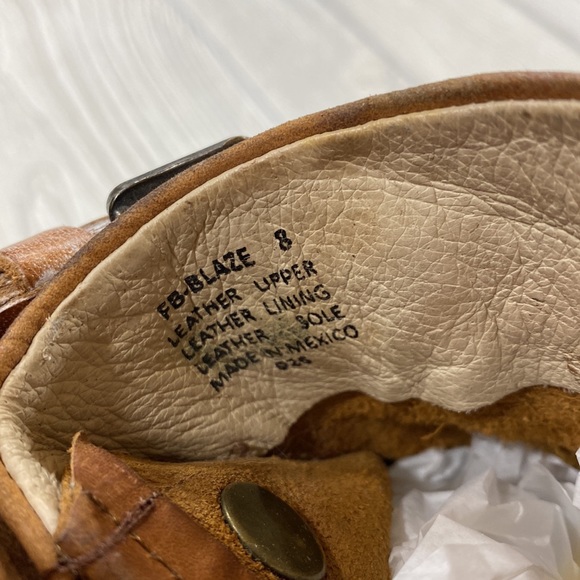 Freebird by Steven Blaze Brown Leather Boots - sz 8 - Picture 9 of 13